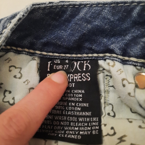 Express brand Bootcut jeans size 4 - Picture 7 of 8